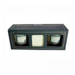 Coffret bougie/sel de bain/savon cube Lavande